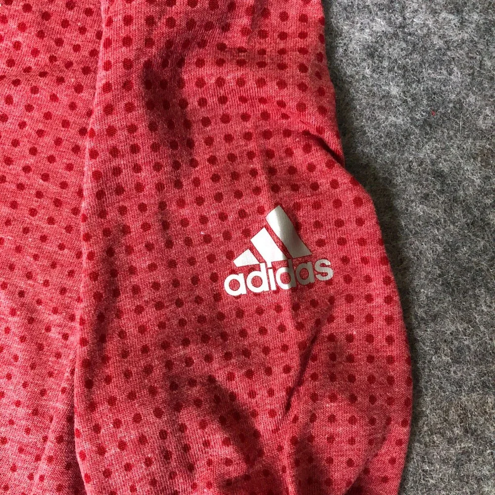 Louisville Cardinals Womens Shirt Small Adidas Red Tee Long Sleeve Top Golf NCAA